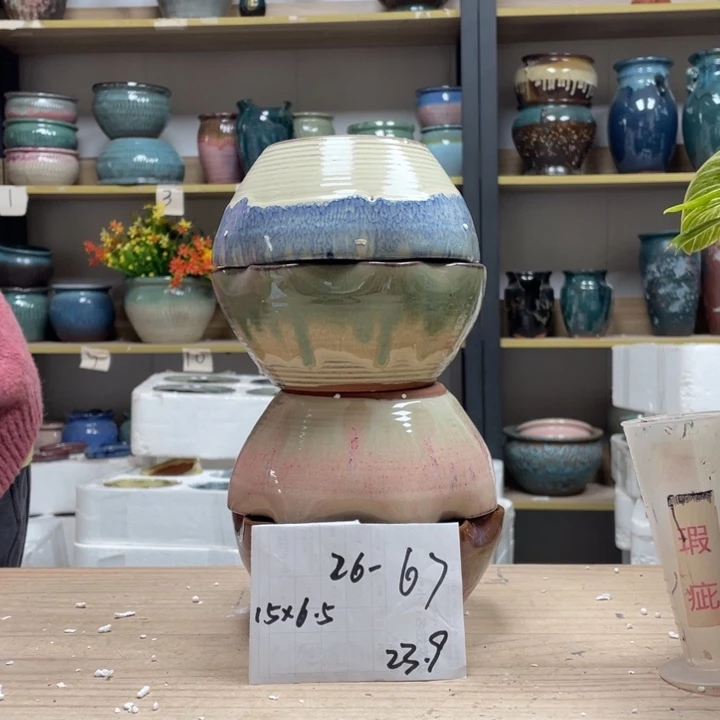 紫砂花盆多肉花盆微瑕67