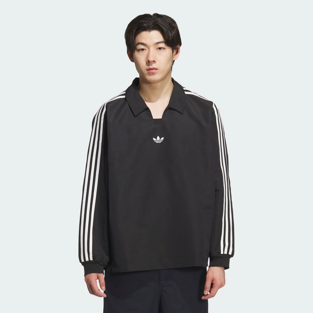 【滔搏联动】adidas Originals男子RUGBYPOLO针织有领长袖T恤KF9602