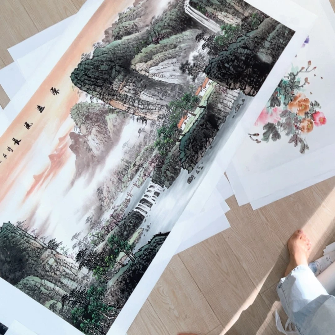 国画韦建老师作品欣赏