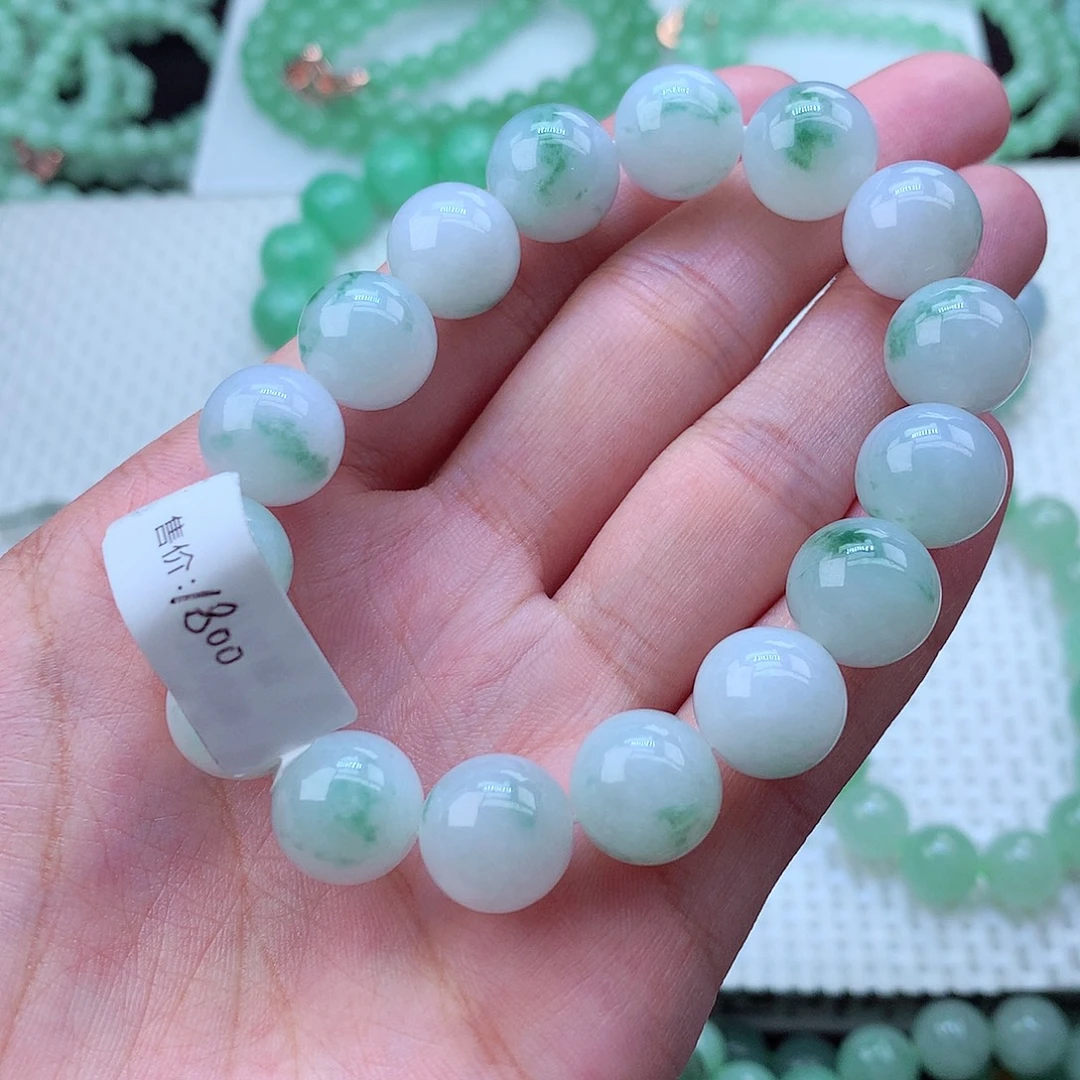 翡翠未镶嵌毛衣链