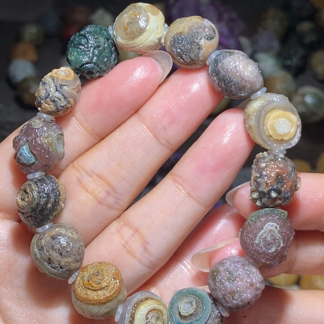 未镶嵌玛瑙/玉髓珠宝半成品