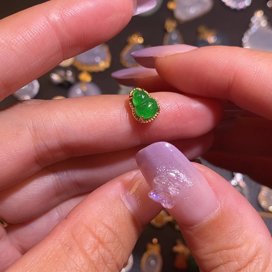 翡翠银S925镶嵌颈饰