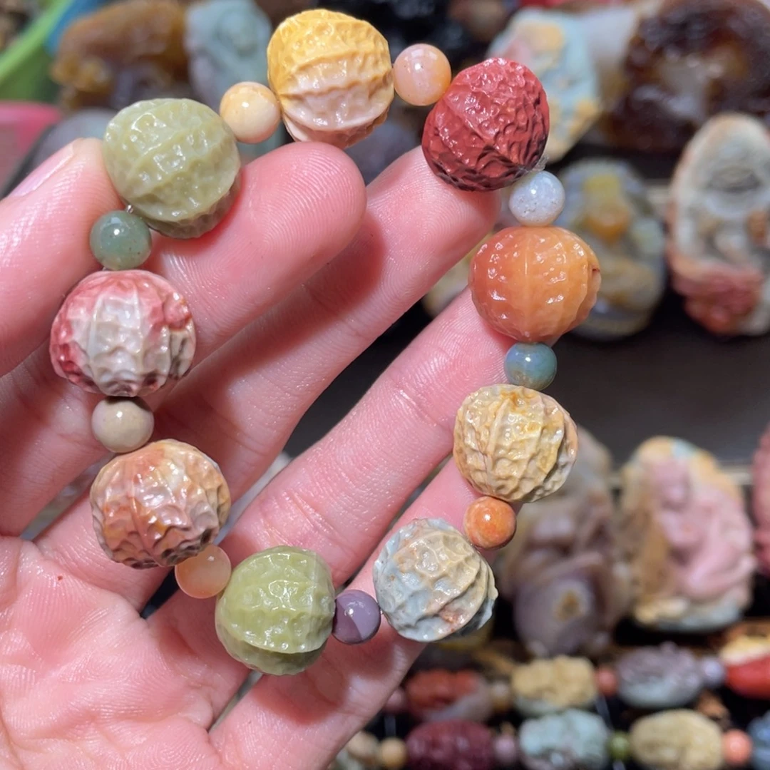 石英质玉未镶嵌手串