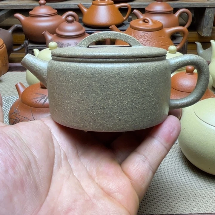 将***A茶壶紫泥宜兴紫砂壶全手工制作