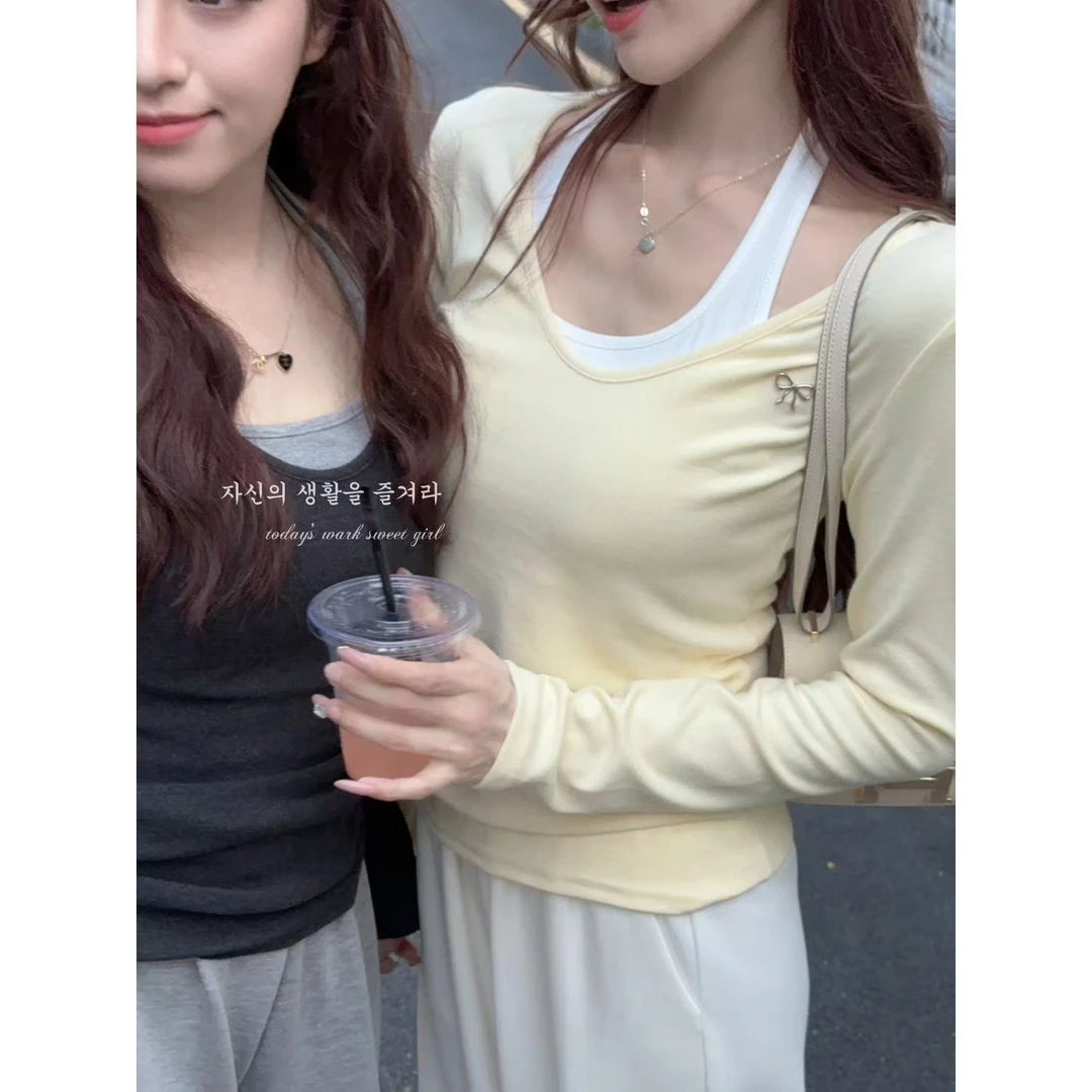 妖精的美美  【奶油欧尼】纯欲两件套上衣