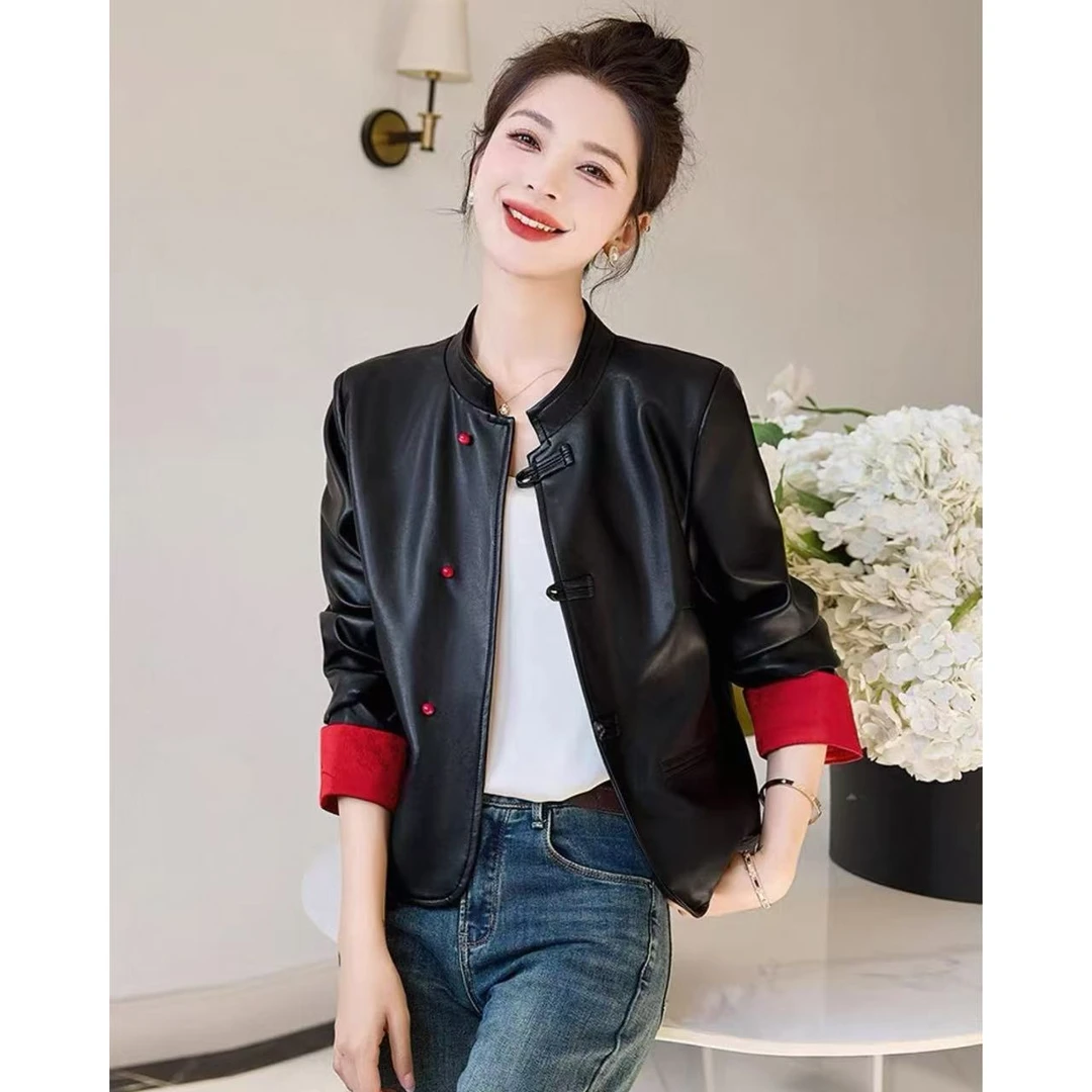 【6919】新品皮衣外套