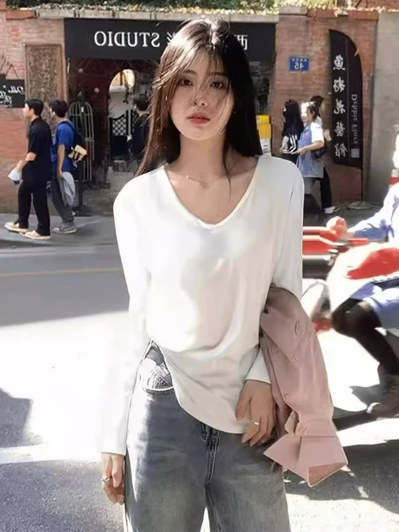 【v领长袖打底衫】儿童棉服2024新款女童男童