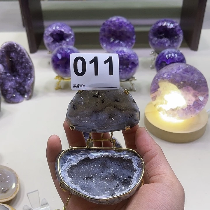 紫晶摆件未镶嵌摆件011