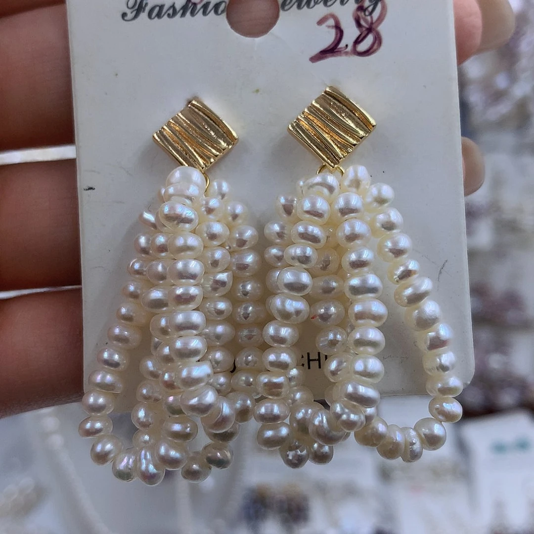 项链银S925镶嵌淡水珍珠