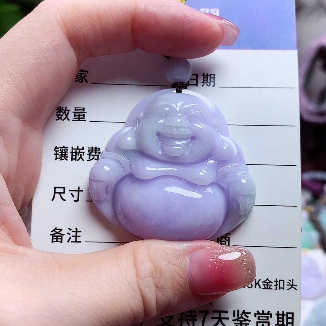 颈饰未镶嵌翡翠佛公11