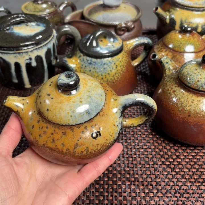 紫砂茶杯福*玉乳壶大