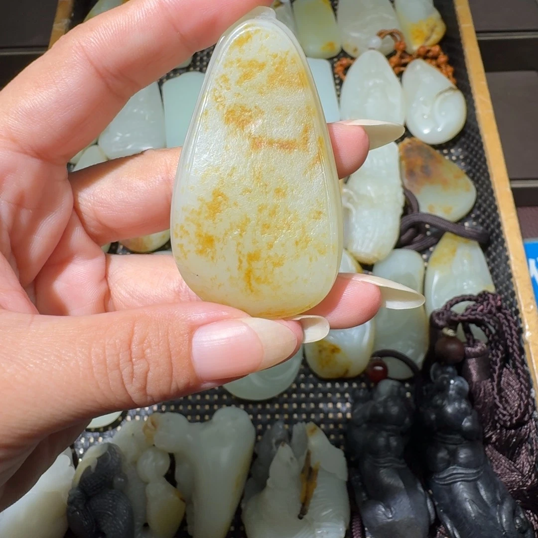 吊坠(不含链)未镶嵌和田玉