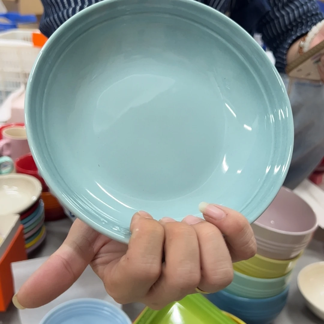 陶瓷海盐色燕麦碗