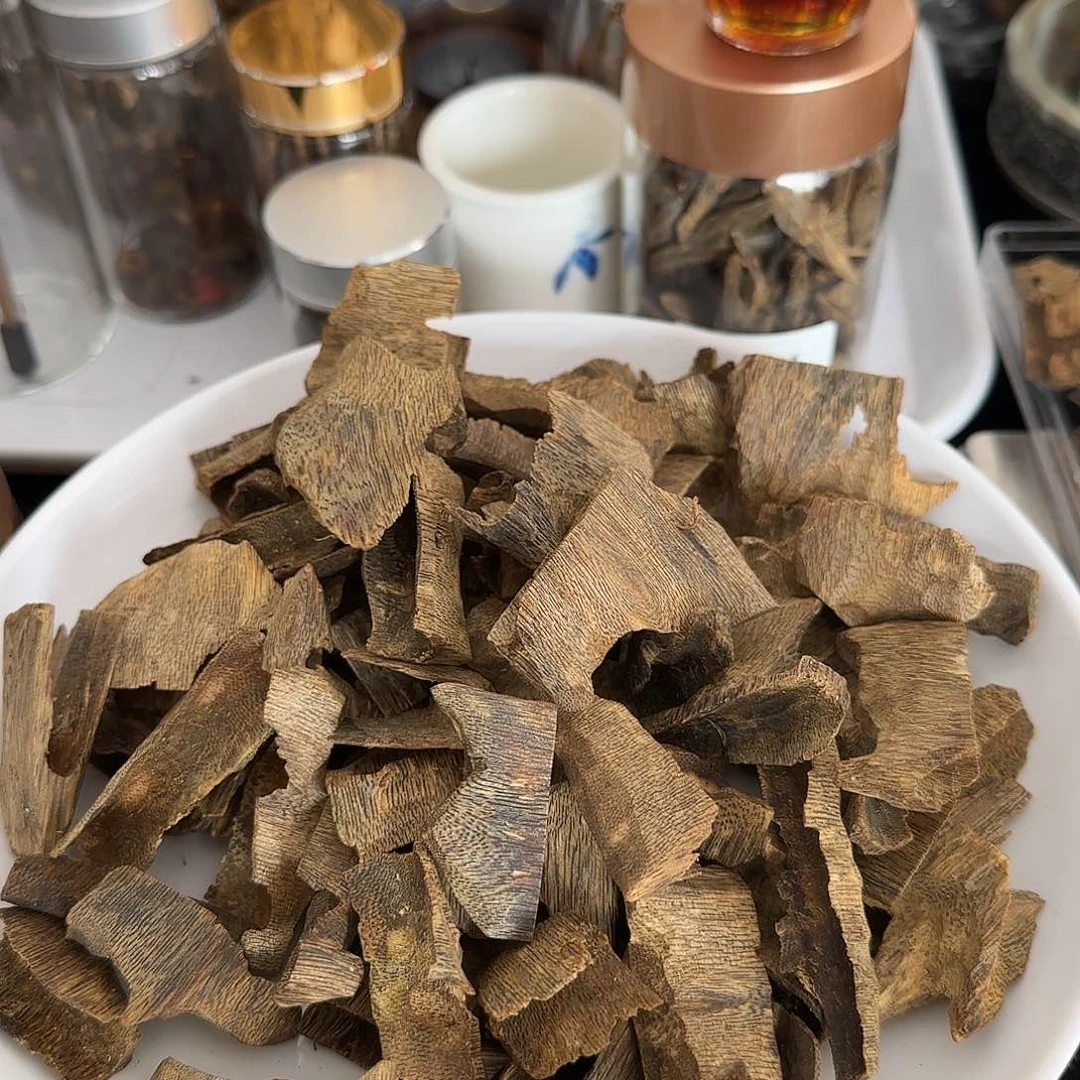 沉香沉香碎屑张勺子双面挂30克