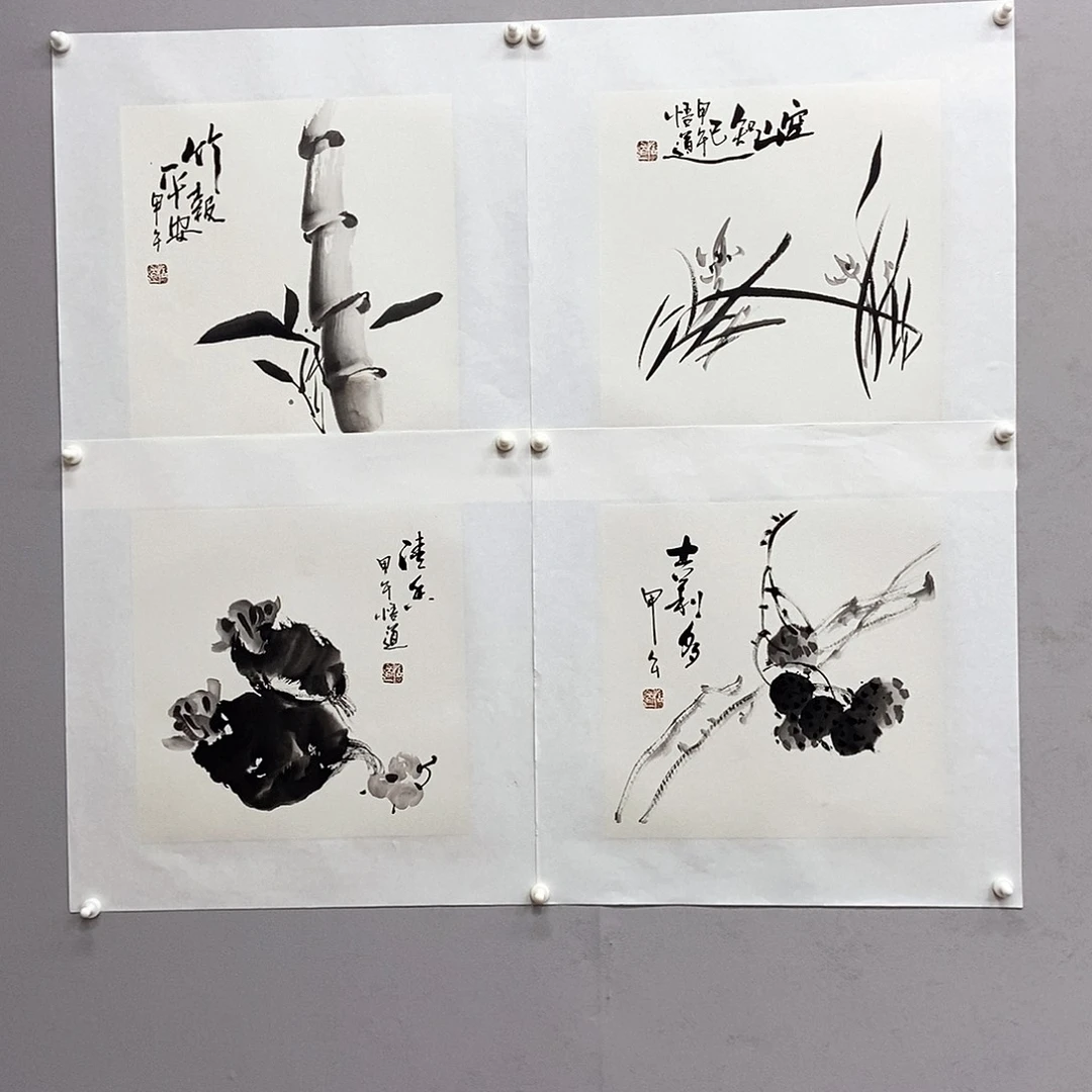 国画悟道小品✖️4精品佳作