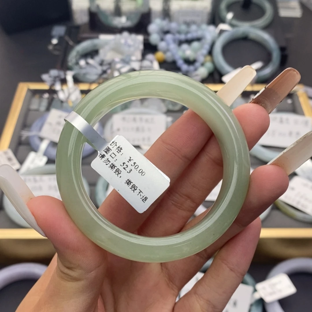 【闪购商品】合金蛇纹石玉手镯