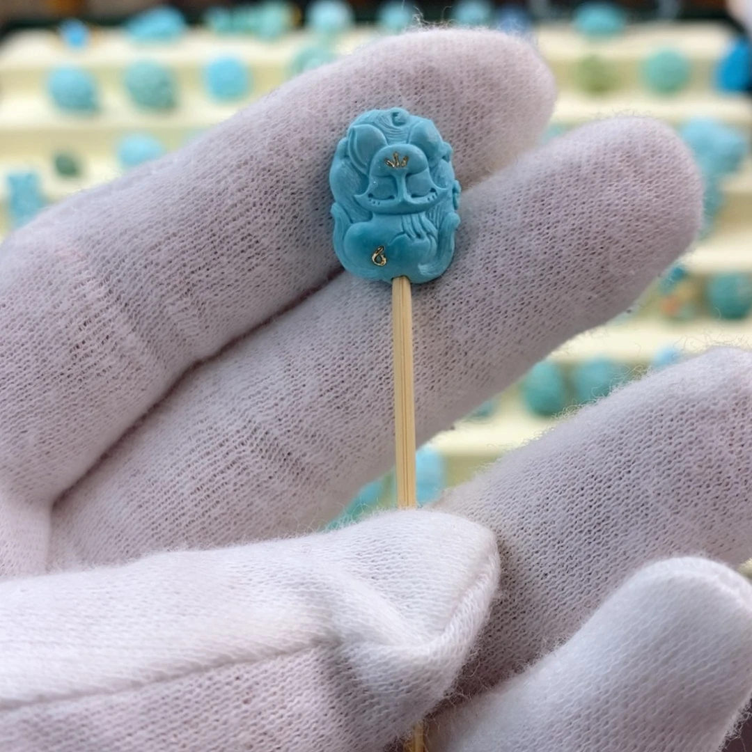 绿松石珠宝奇石未镶嵌