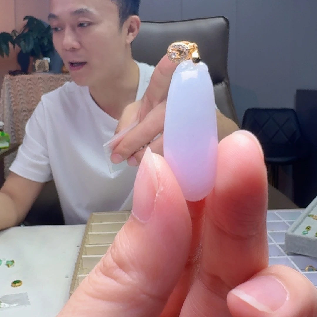 翡翠银S925镶嵌吊坠(不含链)多样性发货其一