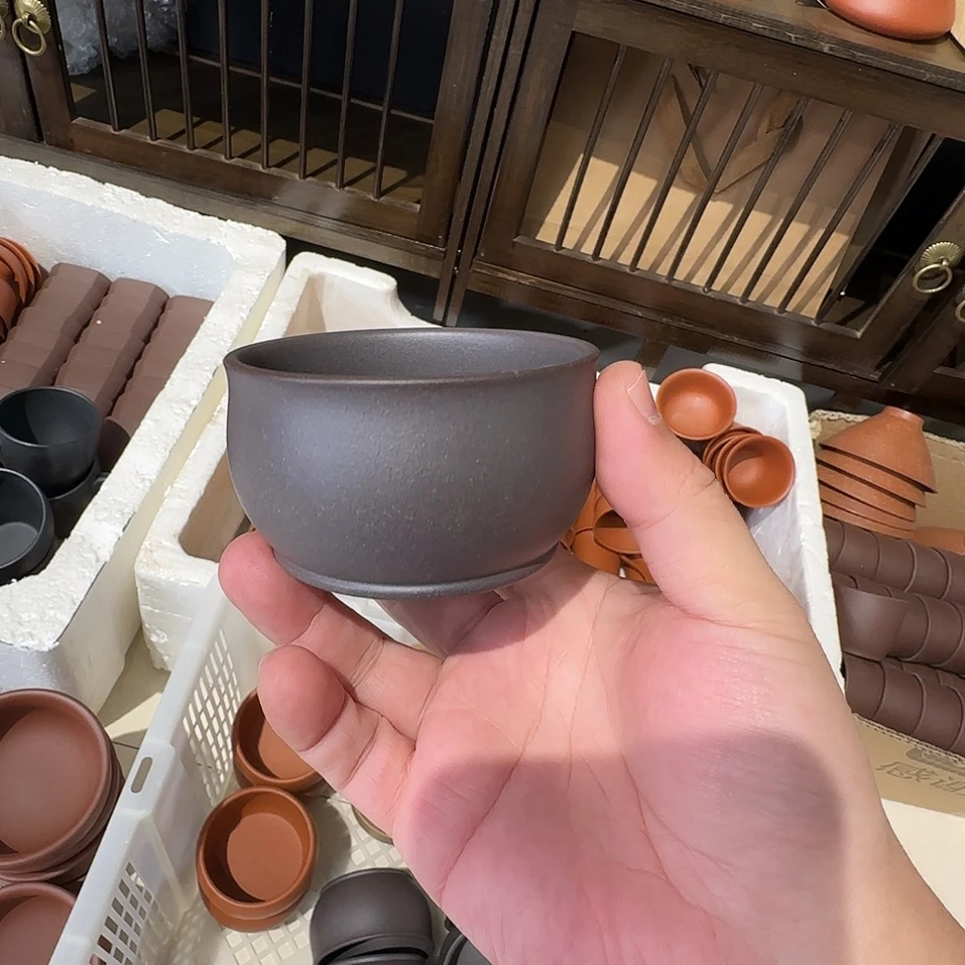 紫砂茶壶主人杯天青