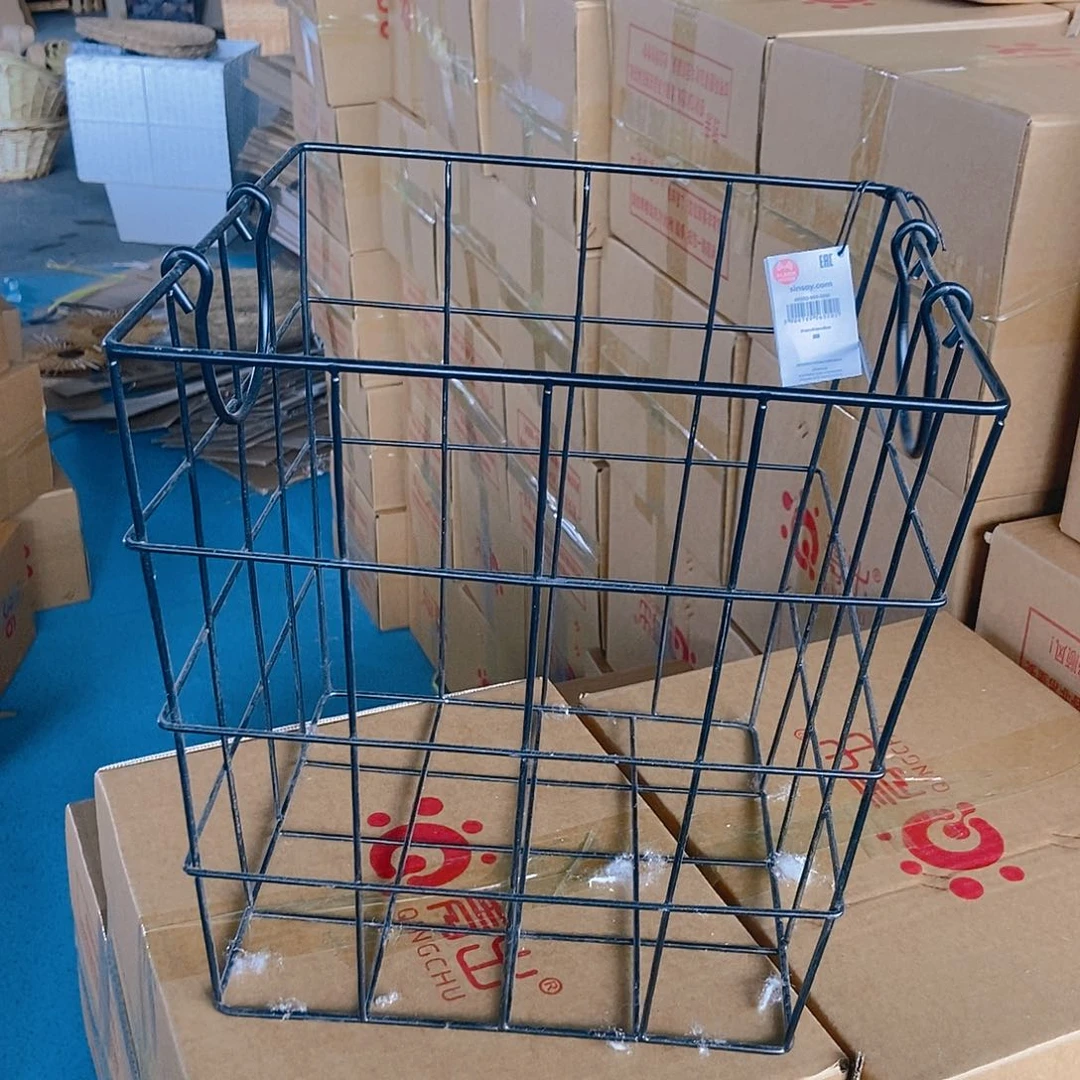 密码牛津纺铁艺筐986