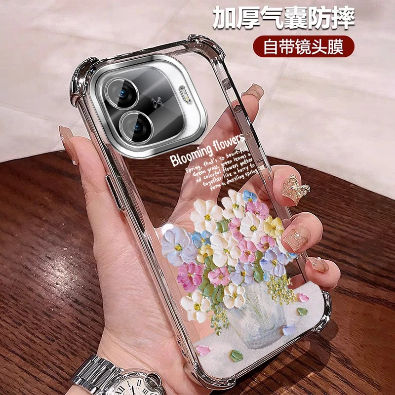 适用iQOOZ9Turbo+手机壳透明防摔Z9Turbo长续航版硅胶全包镜头膜