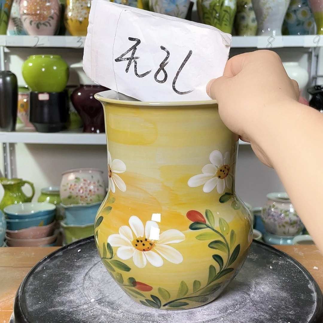 景德镇陶瓷花盆花器暇458