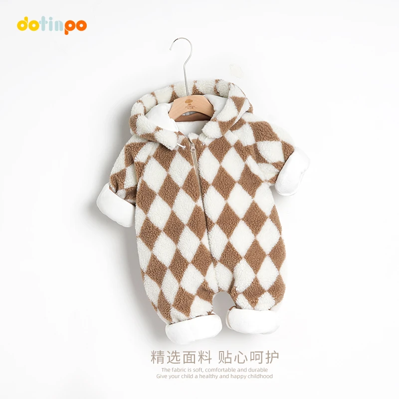 【现货】DP218346婴幼儿连体爬服儿童哈衣宝宝毛毛衣