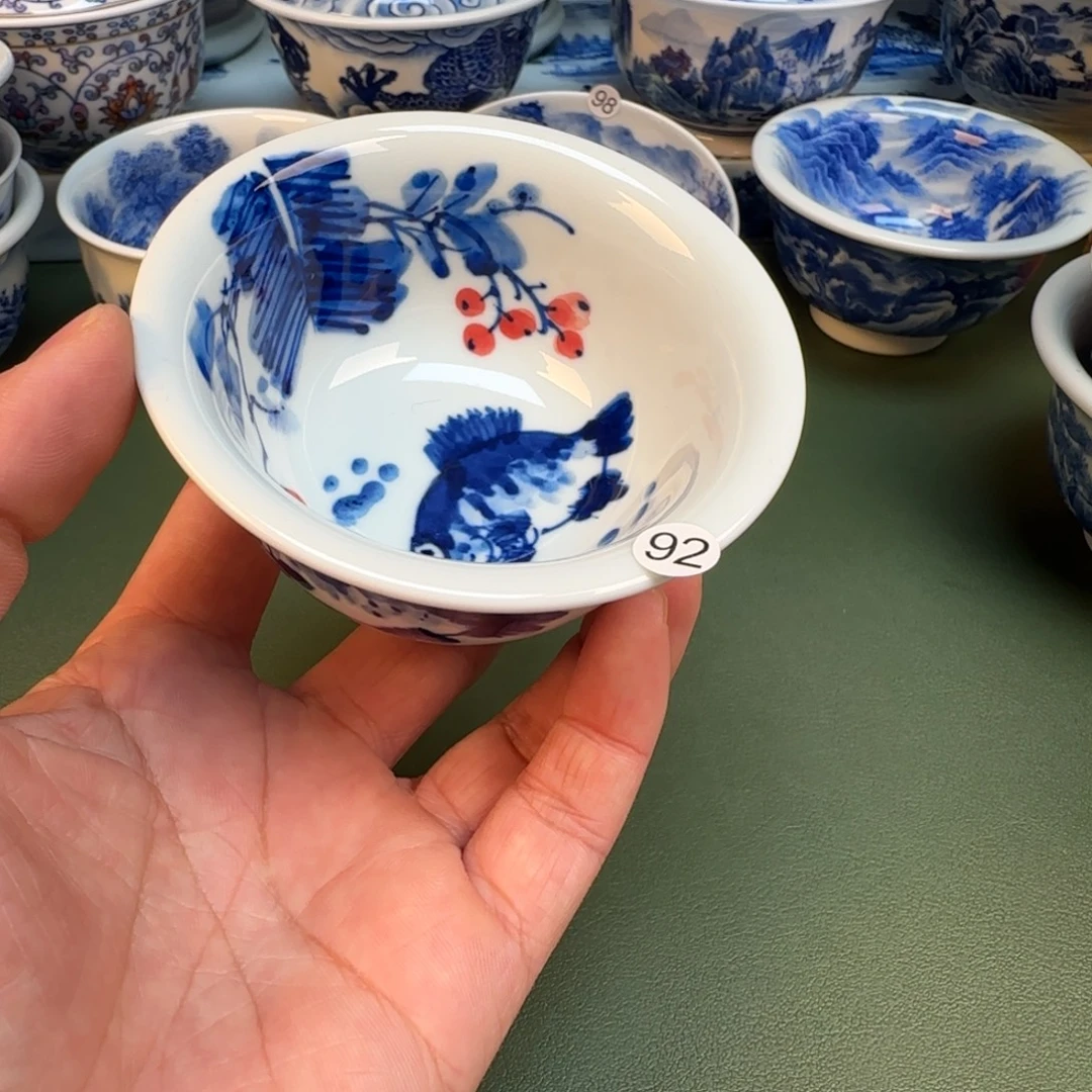 纯手工纯手绘茶具石头92