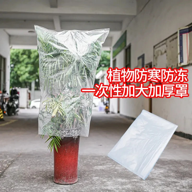 绿植物防冻保温袋塑料膜花卉盆栽过冬保护罩树木防寒布防尘袋透明
