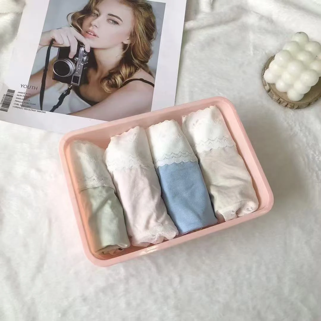 超薄防夹臀中腰抗菌透气内裤9991