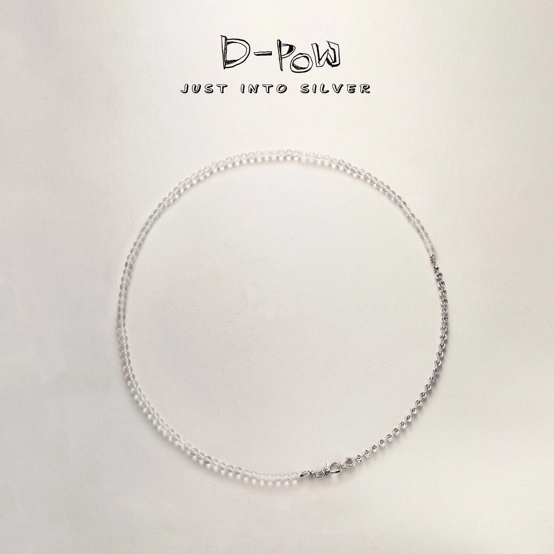 灯小炮【糖葫芦】东方美学白水晶项链（56cm）（DXP276）4.5mm+