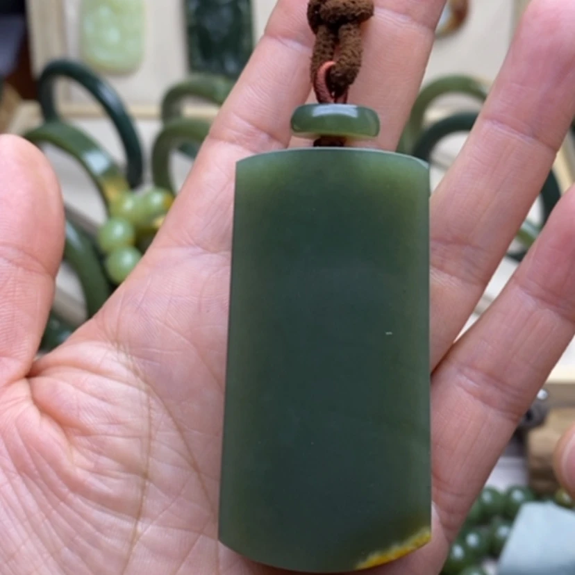 【闪购商品】和田玉挂件未镶嵌自**吸