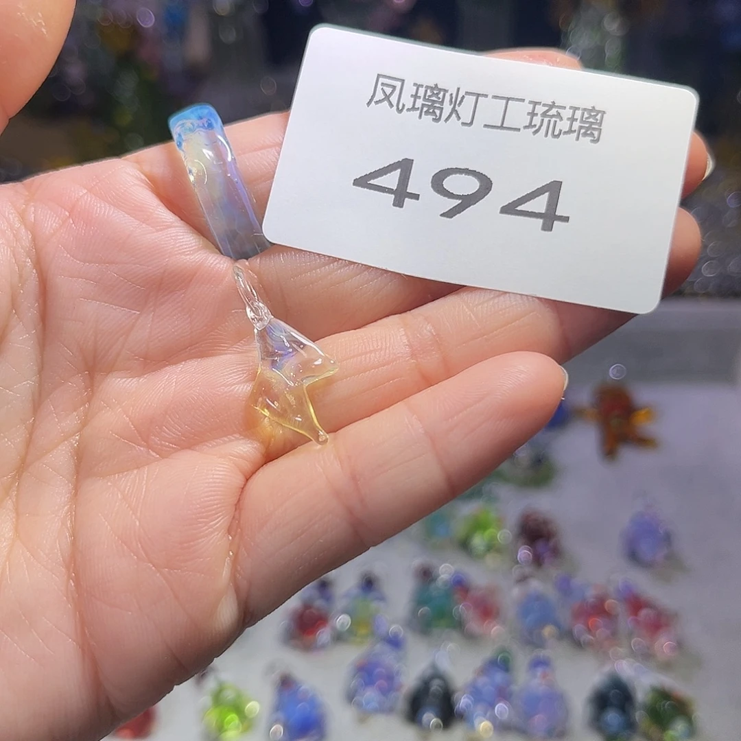 福***.吊坠（不含链）玻璃494闪电吊坠