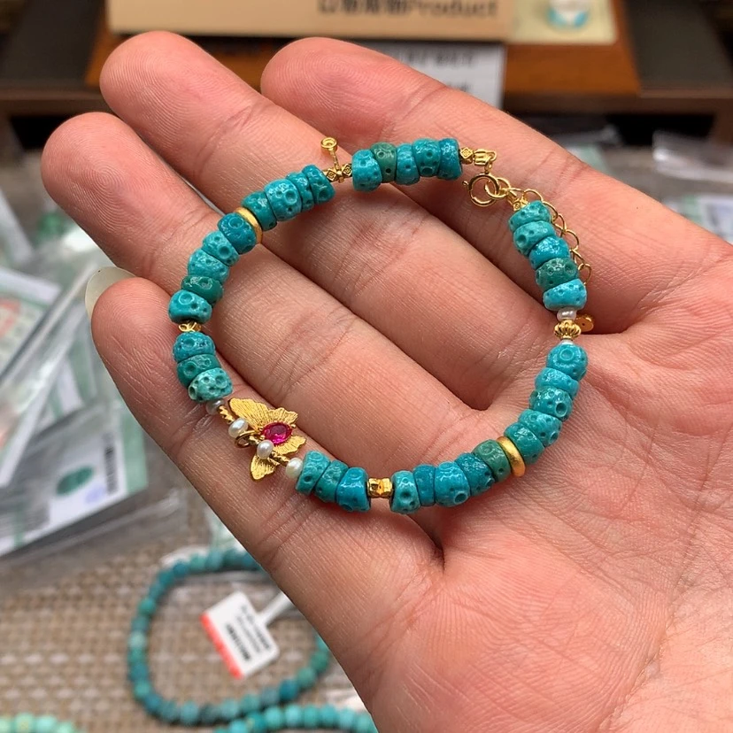 【闪购商品】未镶嵌绿松石颈饰12