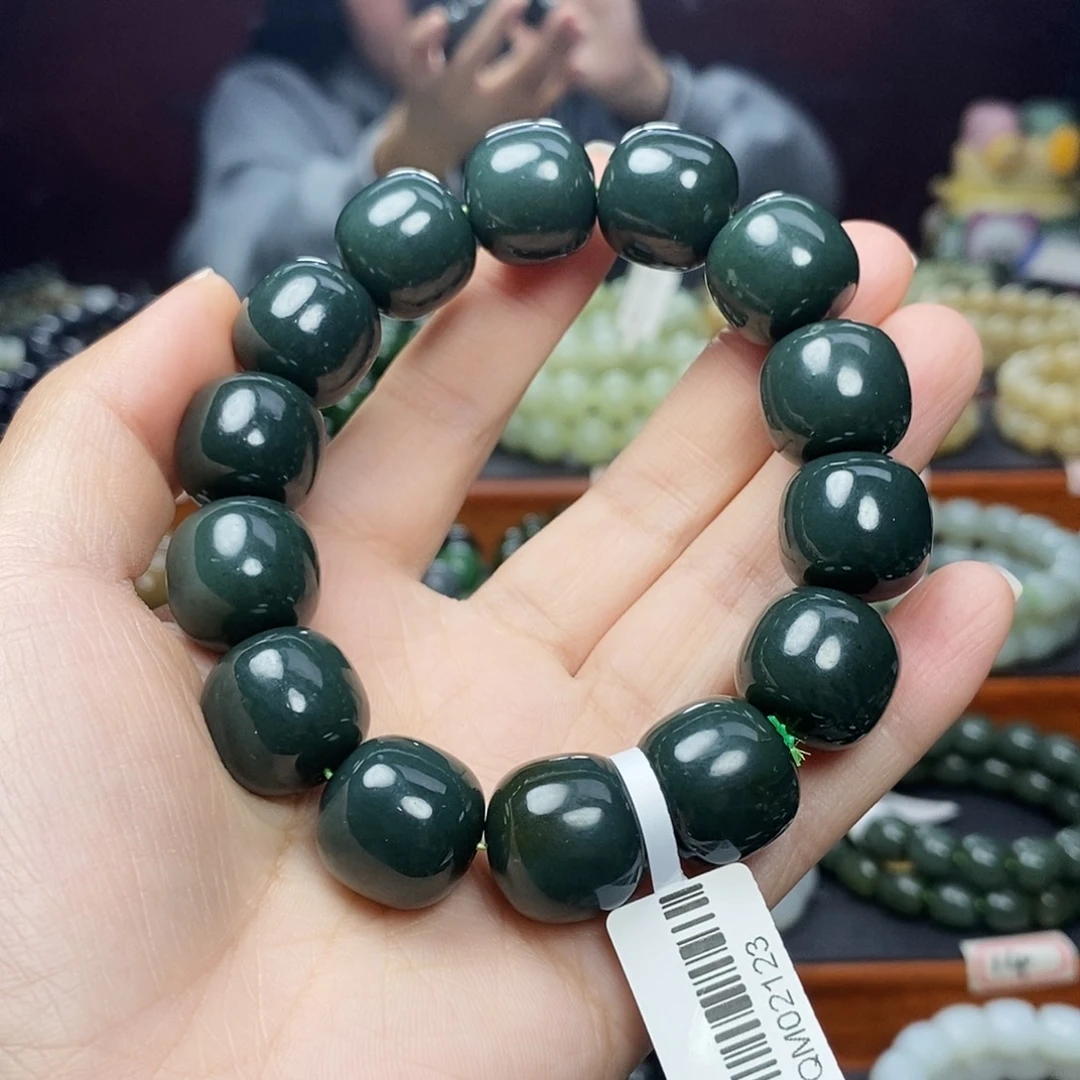 和田玉未镶嵌手链