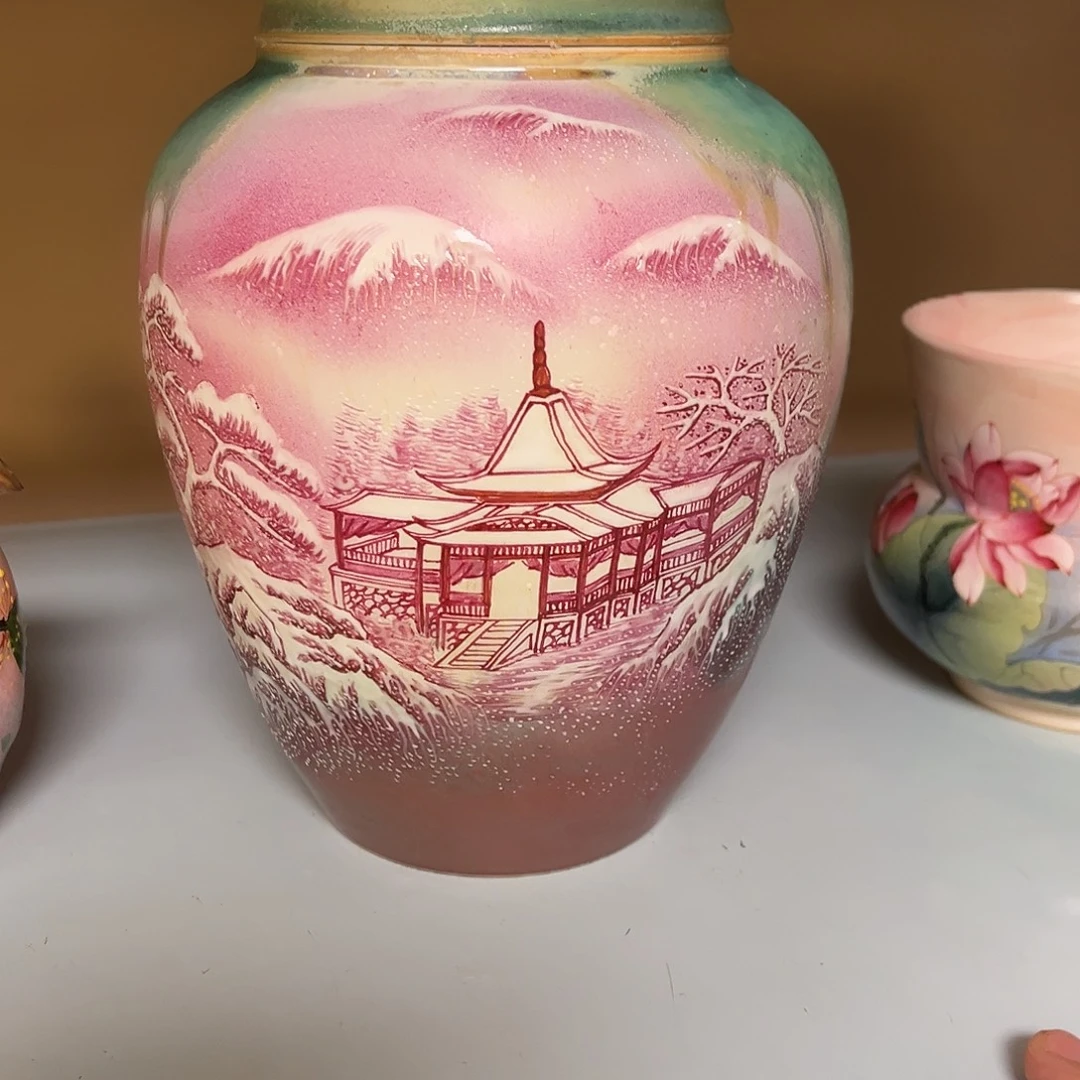 柴烧手工手绘陶瓷