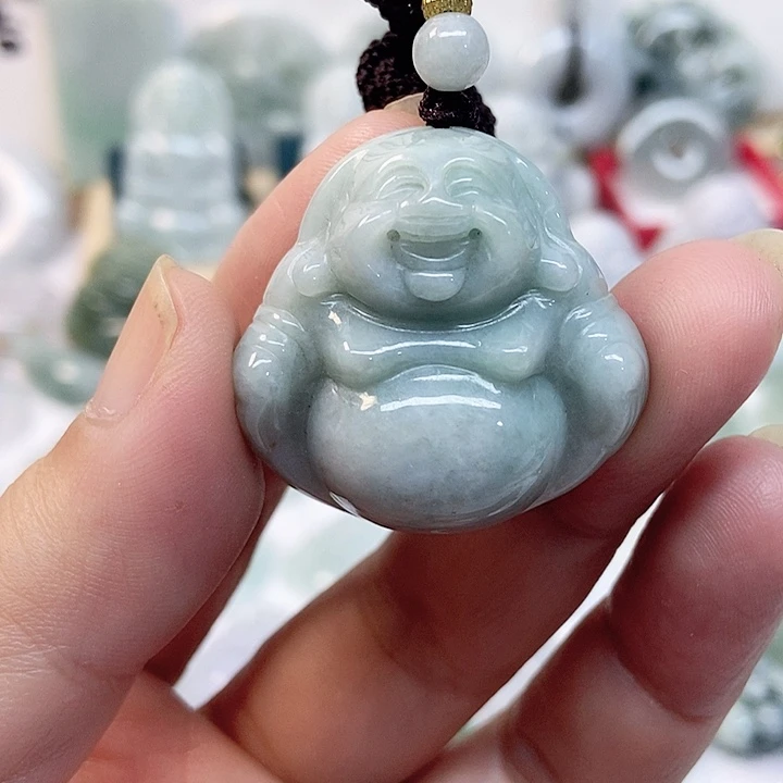 颈饰未镶嵌翡翠佛公