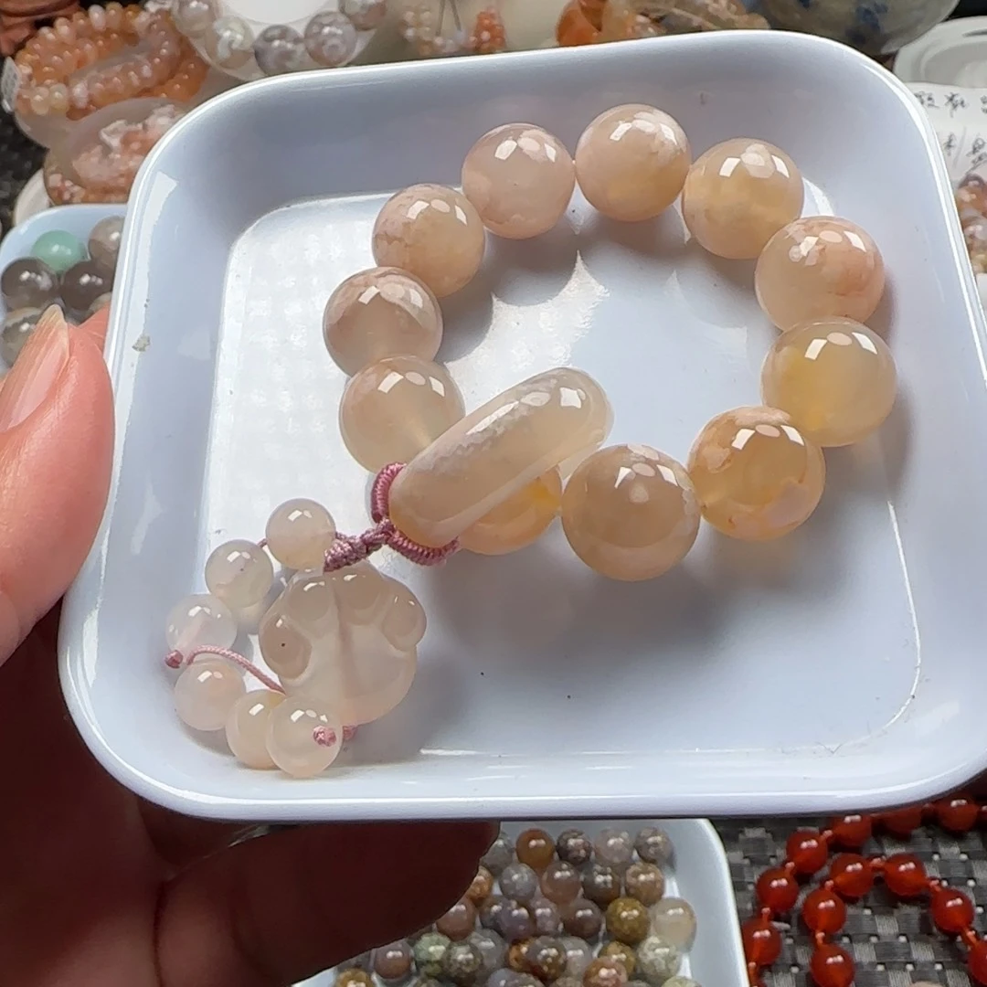 未镶嵌玛瑙/玉髓珠宝半成品