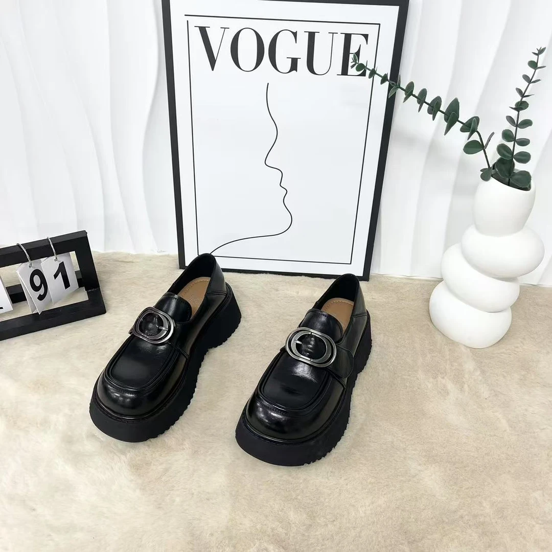 新款气质休闲百搭女士休闲乐福鞋B/JJH/7899-15