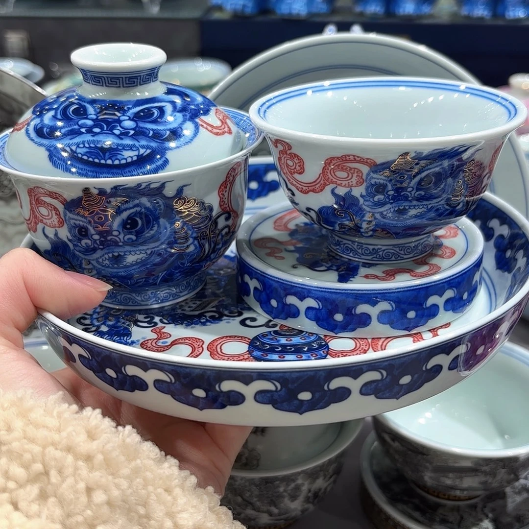 瓷片景德镇瓷器精品陈列