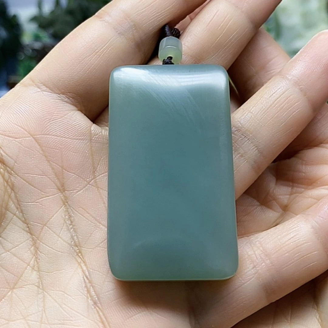 【闪购商品】和田玉挂件未镶嵌心***符