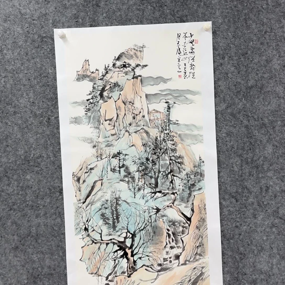 国画国画作品lhw老师人物