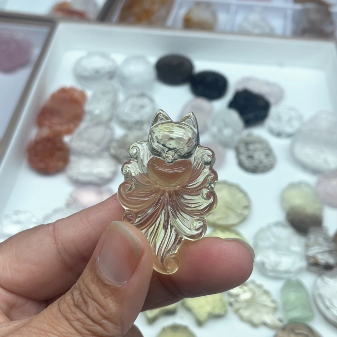 水晶吊坠(不含链)未镶嵌贝*