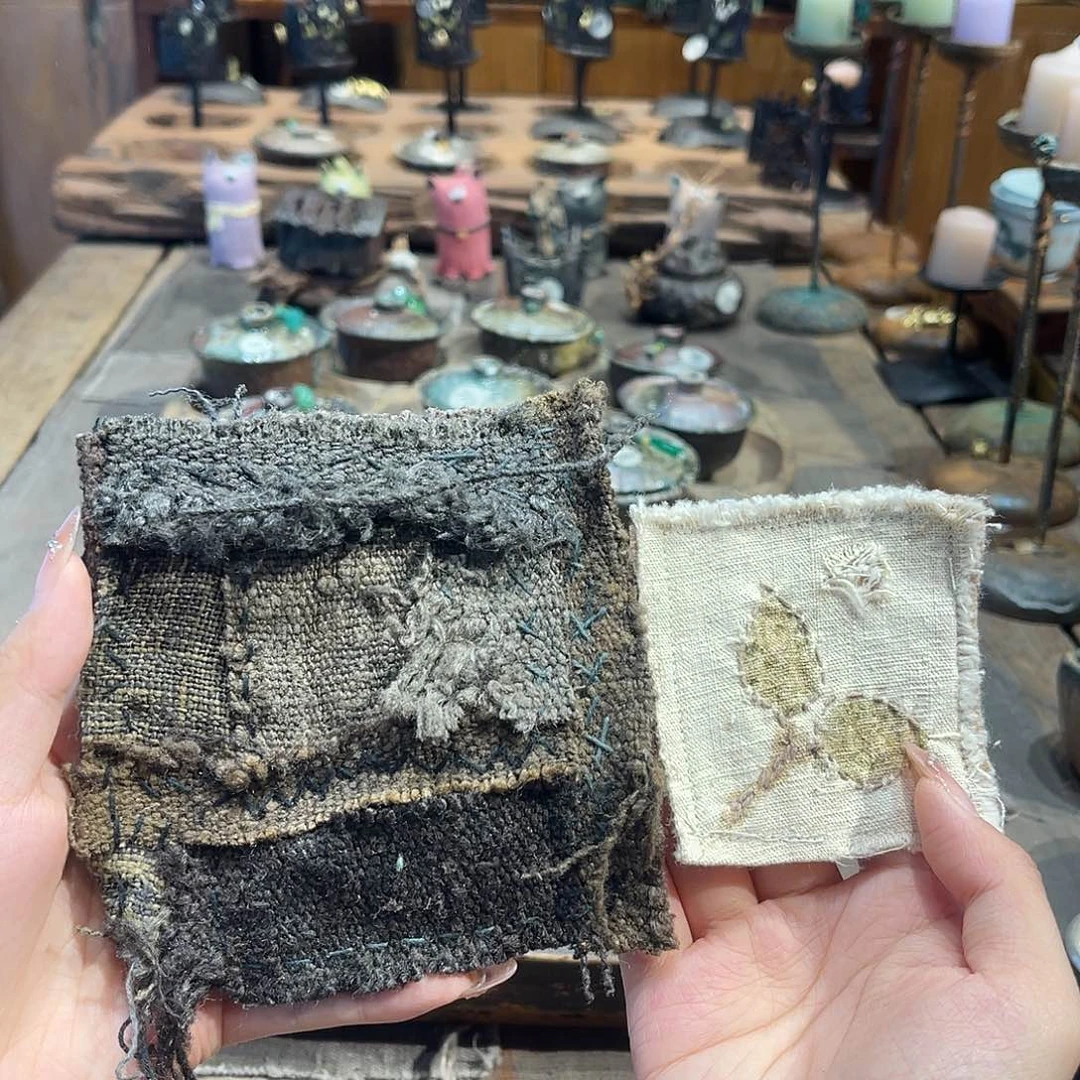 紫砂手工制作 蚕丝茶垫
