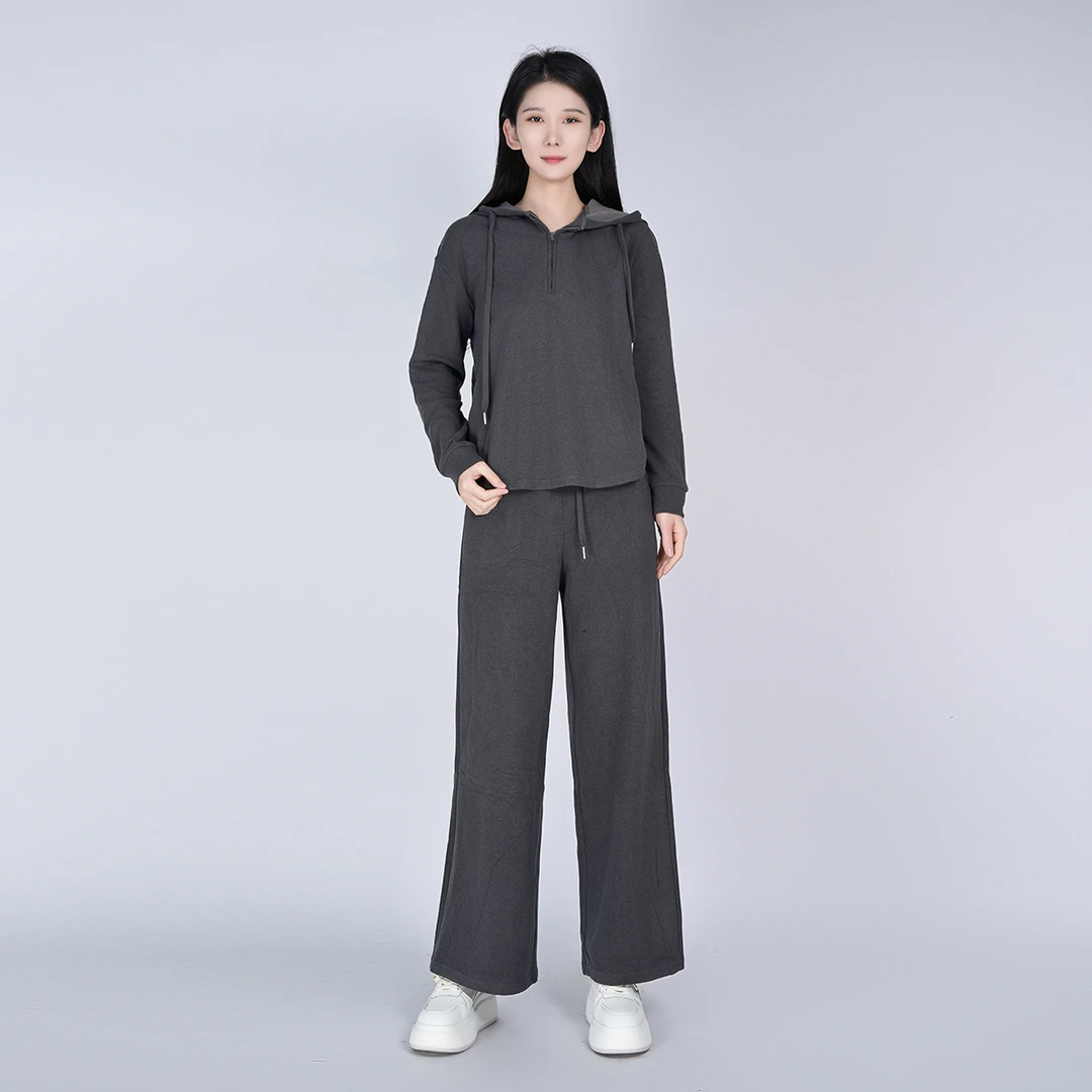 中式减龄显瘦百搭时尚简约女运动休闲套装WH05007368+WK05007368