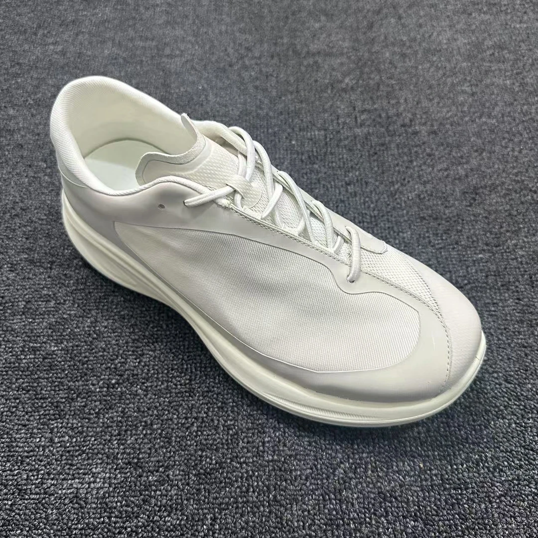 男鞋2025春季跑步鞋户外网面鞋拼接休闲鞋软底轻便潮流小众运动鞋