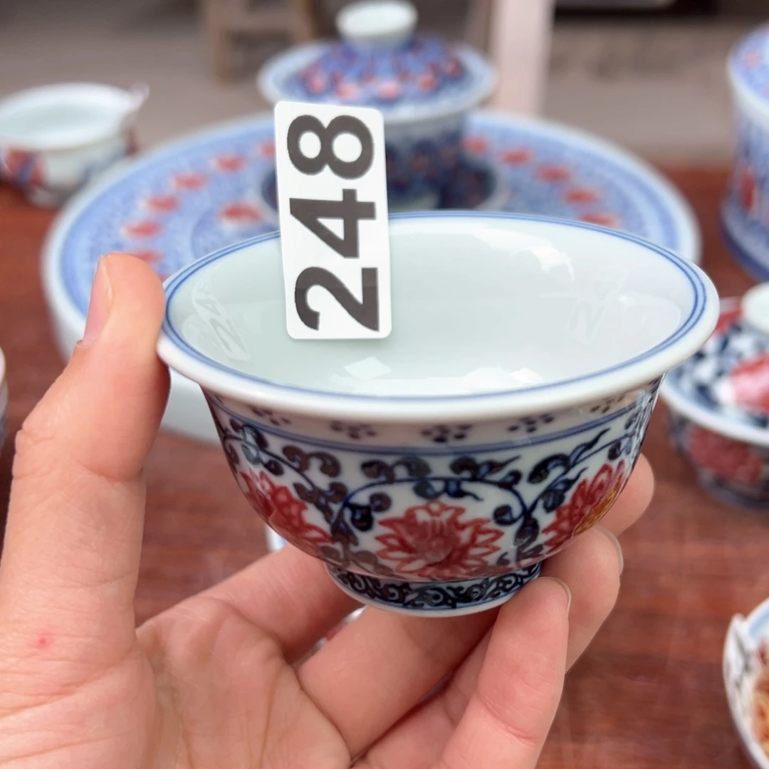 杯6****4青花釉里红釉下