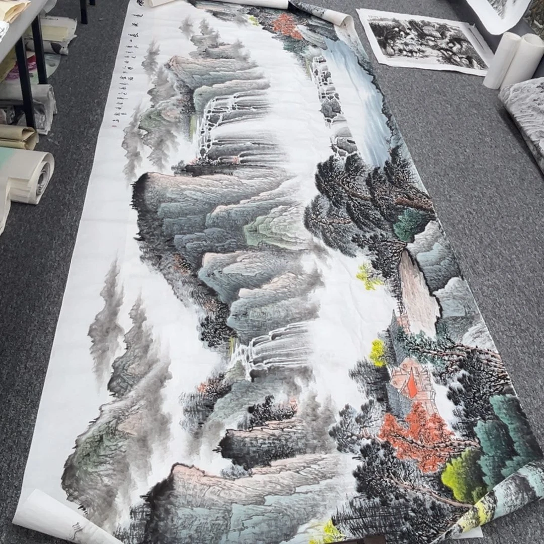国画卖字画的小老板