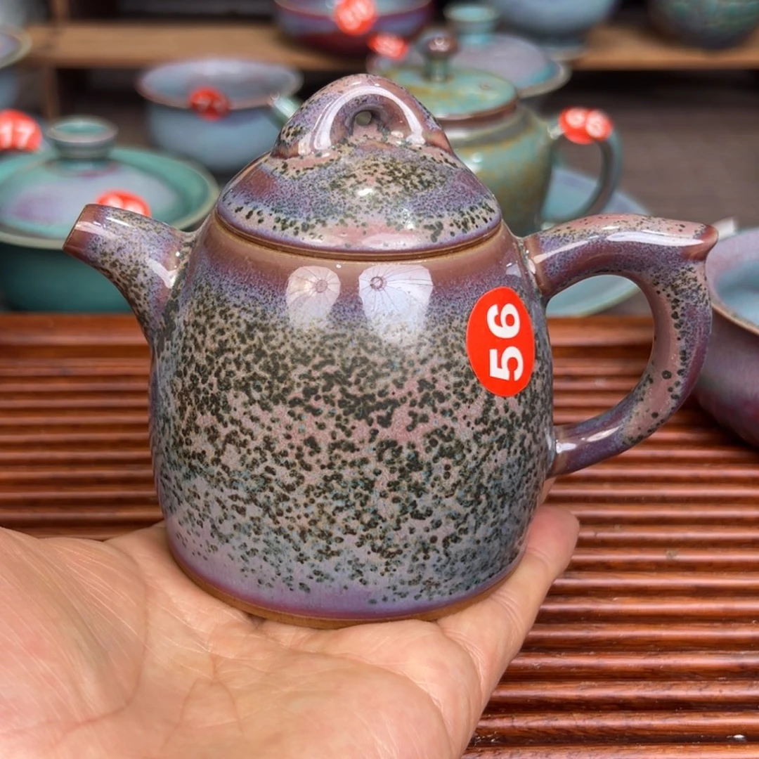 手工制作钧窑茶器