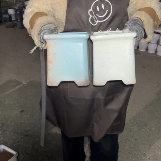 红陶口16高19瑕疵